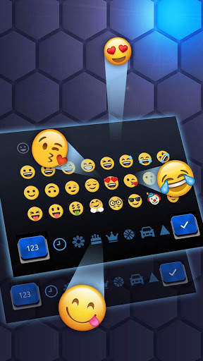 cool blue typing fast keyboard screenshot 3