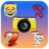 Collage editor di foto emoji icon