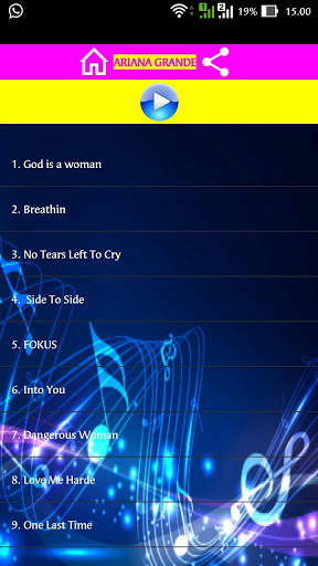 God is a woman Lyrics screenshot 1