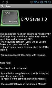 CPU Manager and Saver Pro screenshot 2
