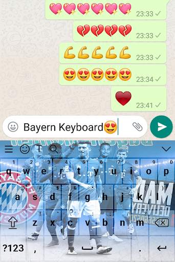 Bayern Munich Keyboard Emoji 2021 screenshot 2