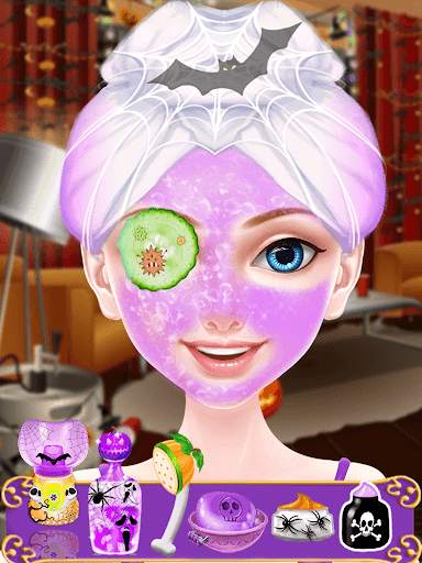 Halloween Makeup Salon Games For Girls screenshot 4