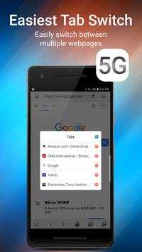 Faster Web Browser 4G 5G LTE screenshot 3