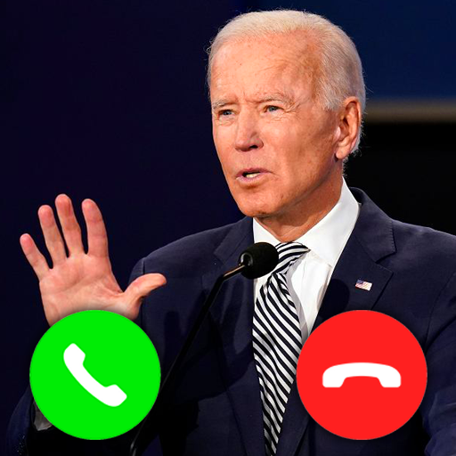 Joe Biden fake call joke icon