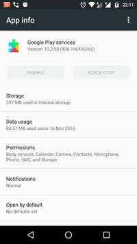 Play Services & Play store Information screenshot 4