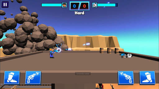 Rooftop Battle 3D - 2 Player screenshot 3