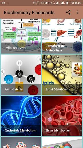 Biochemistry Flashcards screenshot 1