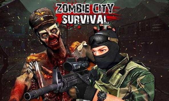 FPS-Zombie Crime City Survival screenshot 1