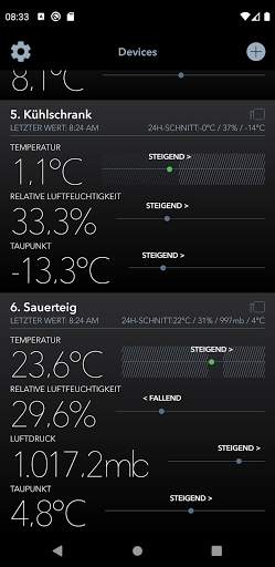 SensorPush screenshot 2