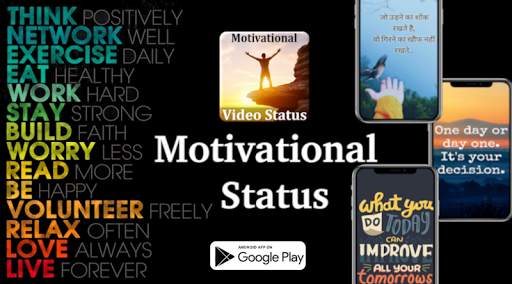 Motivational video status - Inspirational quotes screenshot 1