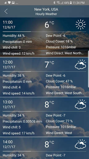 Weather screenshot 3