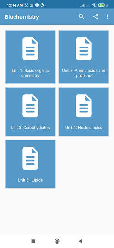 Biochemistry 1 تصوير الشاشة