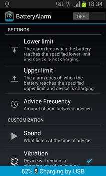 AlarmBattery screenshot 1