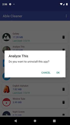 Able Cleaner - Clean my phone from big unused apps screenshot 2