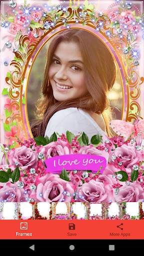 Flowers Photo Frame Editor screenshot 1