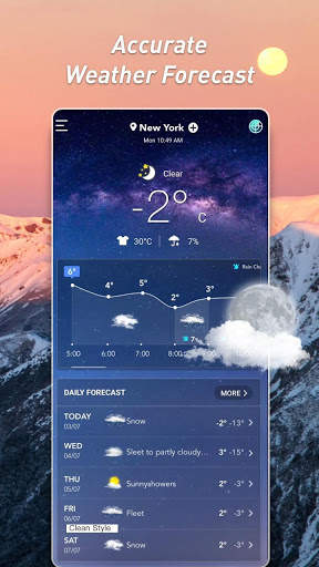 Weather Live：Weather Forecast & Radar Alerts screenshot 3