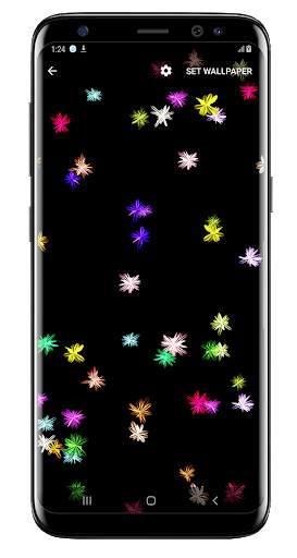 Magic glow Flowers Live Wallpaper screenshot 7