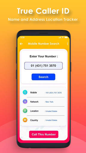 TrueCaller ID Name & Location Tracker-Call Blocker screenshot 4