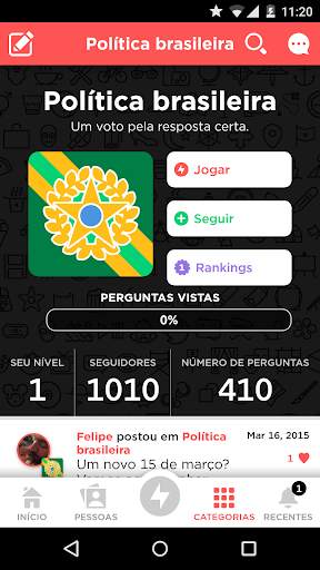 QuizUp screenshot 1