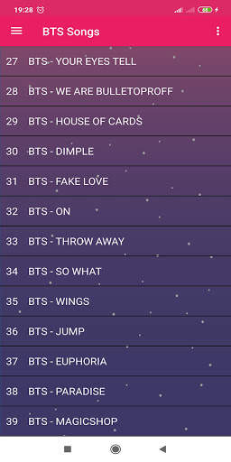 BTS Song Offline Kpop   Lyrics screenshot 6