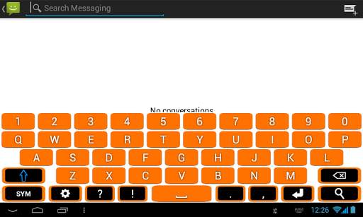 Orange Keyboard स्क्रीनशॉट 8