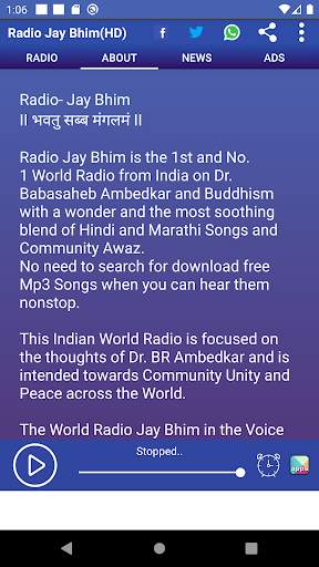Jay Bhim Radio on Dr. Ambedkar screenshot 4