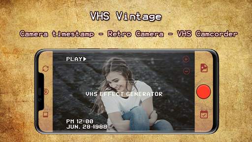 VHS Camcorder Camera - Timestamp Video screenshot 1