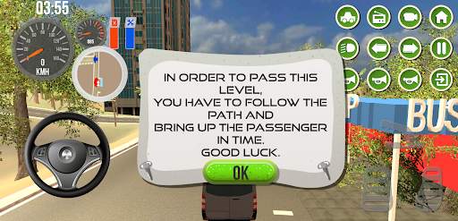 Minibus Simulator - White Bus screenshot 5