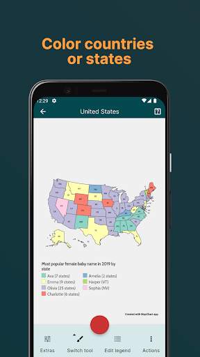 MapChart screenshot 3