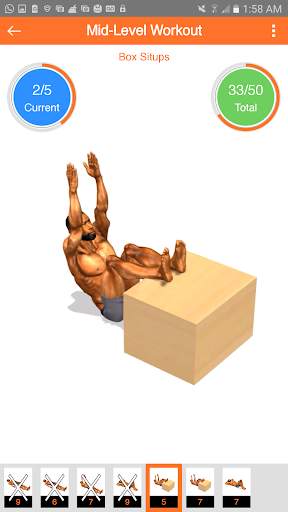 3D Sit Ups Home Workout screenshot 7