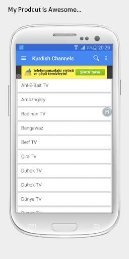 Kurdish TV sat info screenshot 1