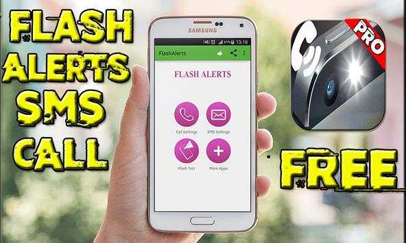 Flash Alerts SMS & Call – Free screenshot 1