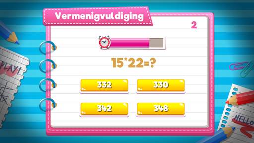 Wiskunde Oefeningen Spelletjes screenshot 4