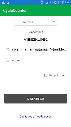 VisionLink CycleCounter screenshot 5