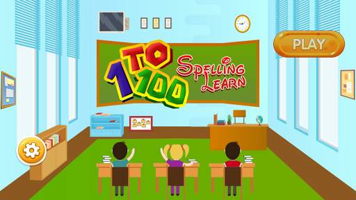 1 to 100 spelling learning : games for kids screenshot 1