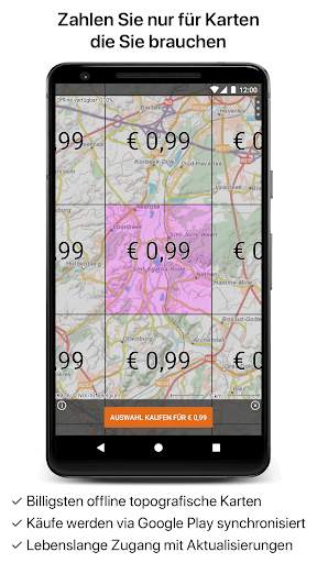 Topo GPS Belgien screenshot 2