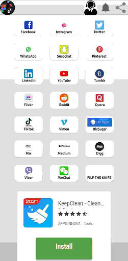 Muti social media networks screenshot 1