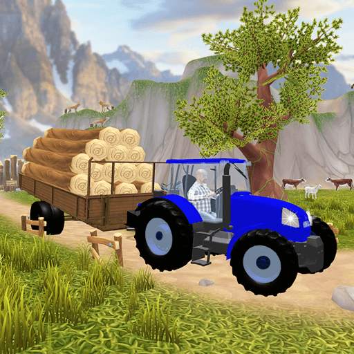 Off-Road Tractor Trolley Game 0.7