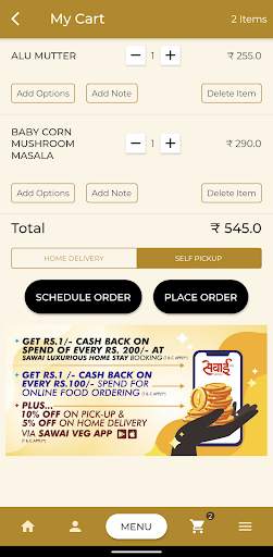 Sawai Veg - Food Ordering screenshot 8