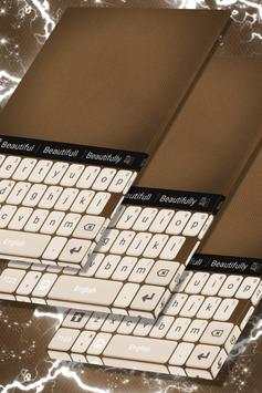 Dark Brown Keyboard Theme screenshot 1