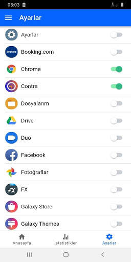 Contrapp - Telefon kullanım zamanınızı takip edin screenshot 2
