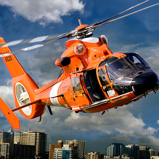 911 Helicopter Ambulance emergency Rescue Game 3D icon