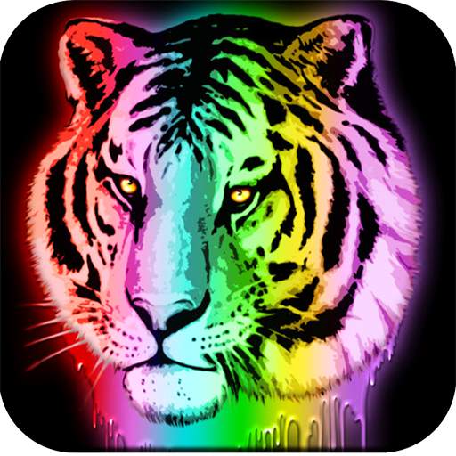 Neon Animals Wallpaper HD 1.08