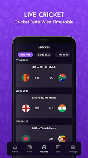 Cricket Score - Cricket Live Score & Scoreboard screenshot 2