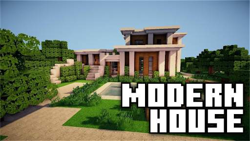 Modern houses for minecraft screenshot 2