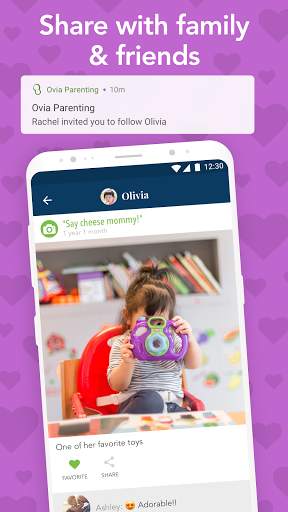 Ovia Parenting: Baby Tracker, Breastfeeding Timer screenshot 5