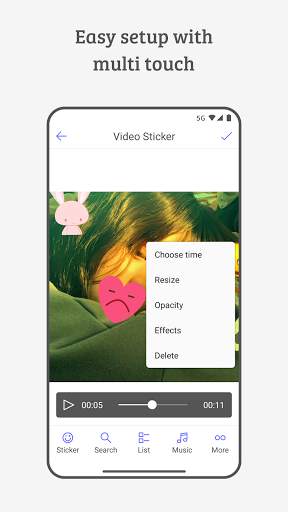 Video Sticker Editor (Add Icon, Sticker On Video) screenshot 4