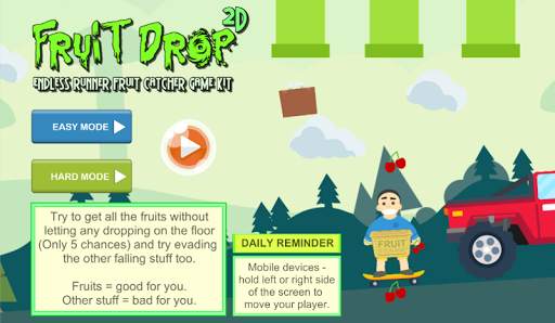 Fruit Candy Catch - Impossible Game (Catch Up) screenshot 1