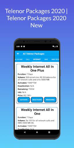 Telenor Packages 2021 | Telenor Packages 2021 New скриншот 6