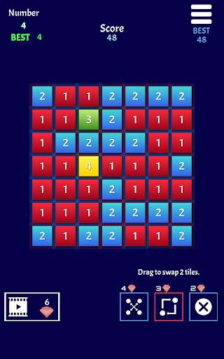 Chain Crush 24 | Drag and merge number chain screenshot 11